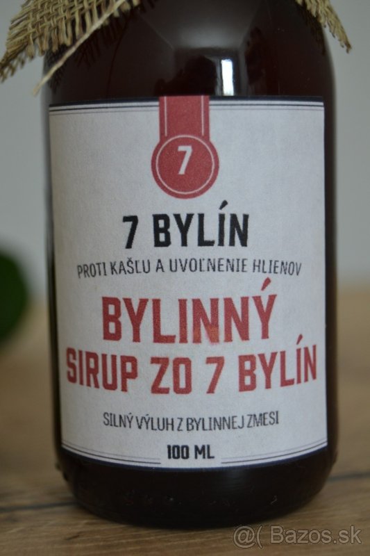 Sirup proti kašľu a vykašliavaní silný výluh zo 7 bylín