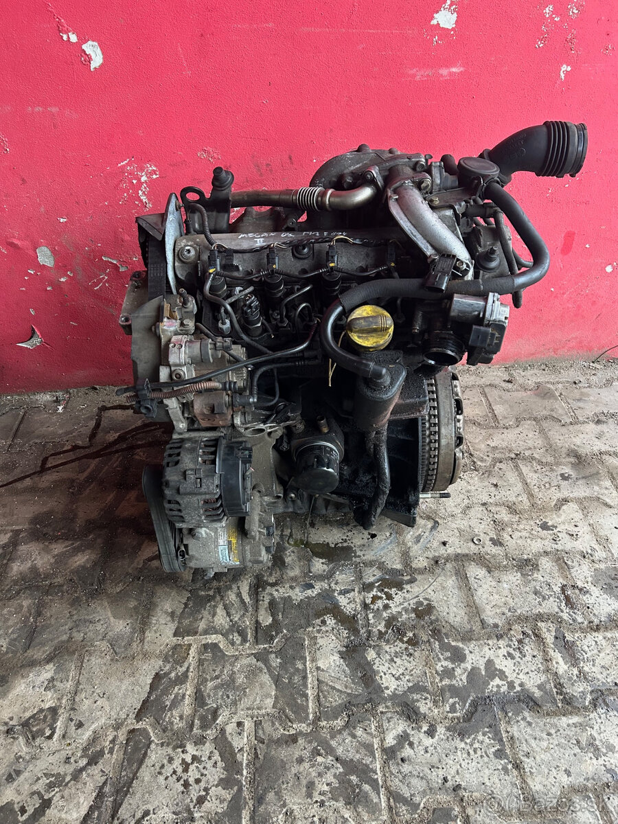 Motor 1,9 DCI F9Q E 804 Renault Megane kompletní