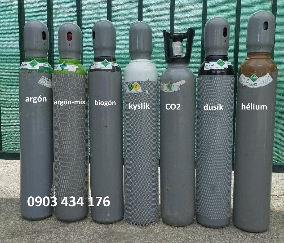 Argón,argón-mix,biogón,dusík,propán,propán-bután,sodastream