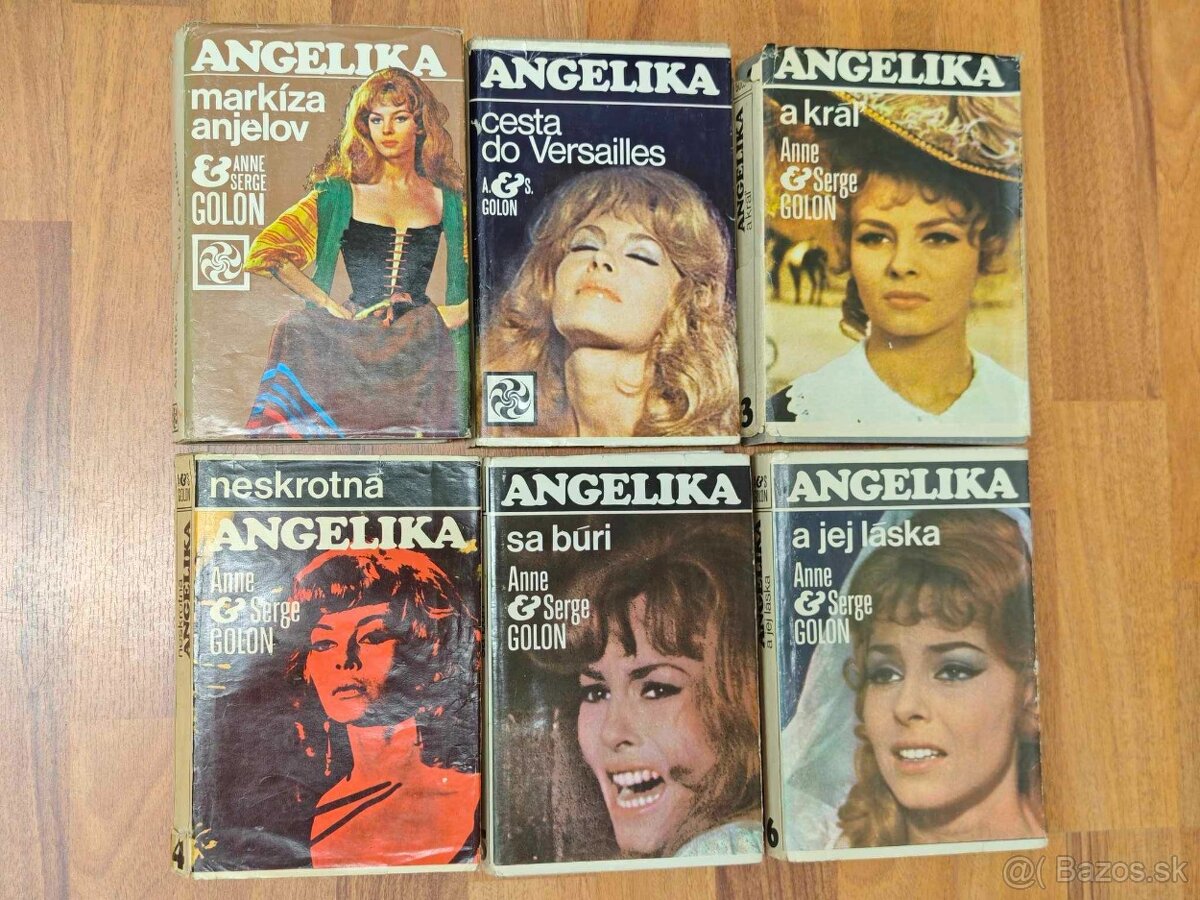 Angelika (6 kníh - 1. vydanie) za 4€