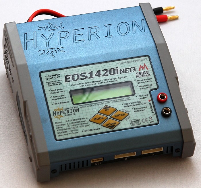 Modelárska nabíjačka Hyperion EOS1420i NET3 550W