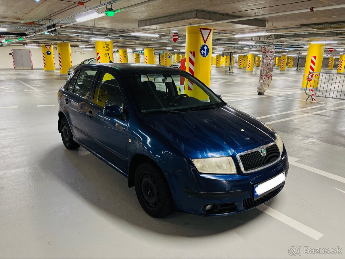 Skoda Fabia 1.4tdi 59kw, r.v.:2006, klima,tempomat