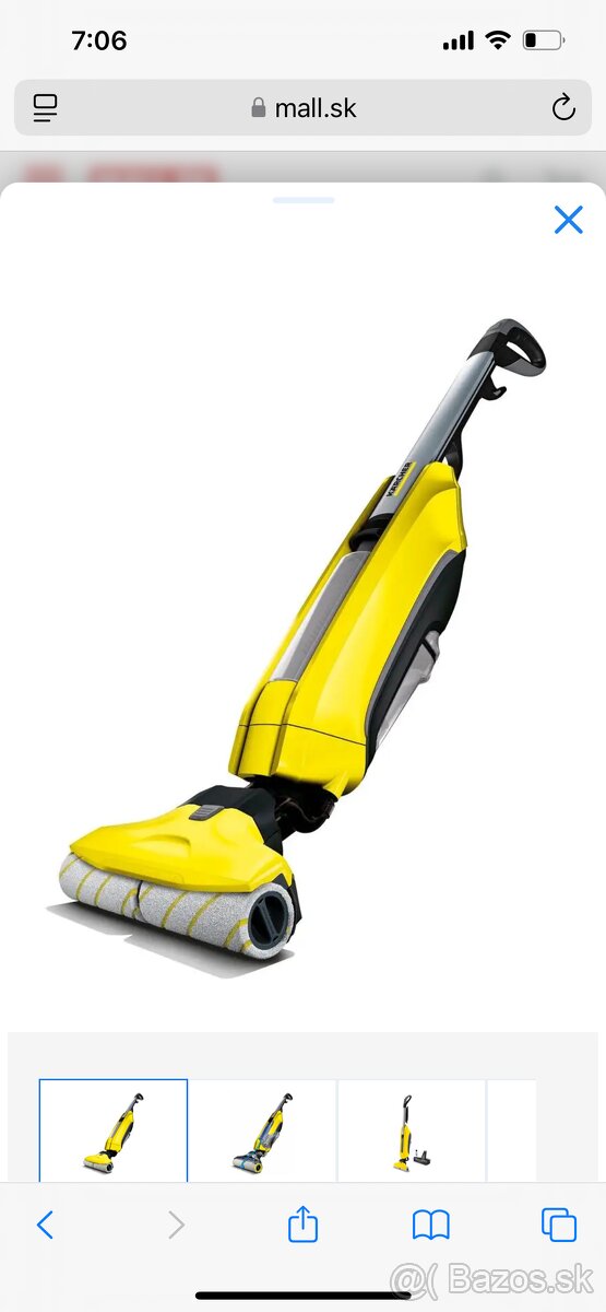 Cistic pevnych podlah Karcher FC5