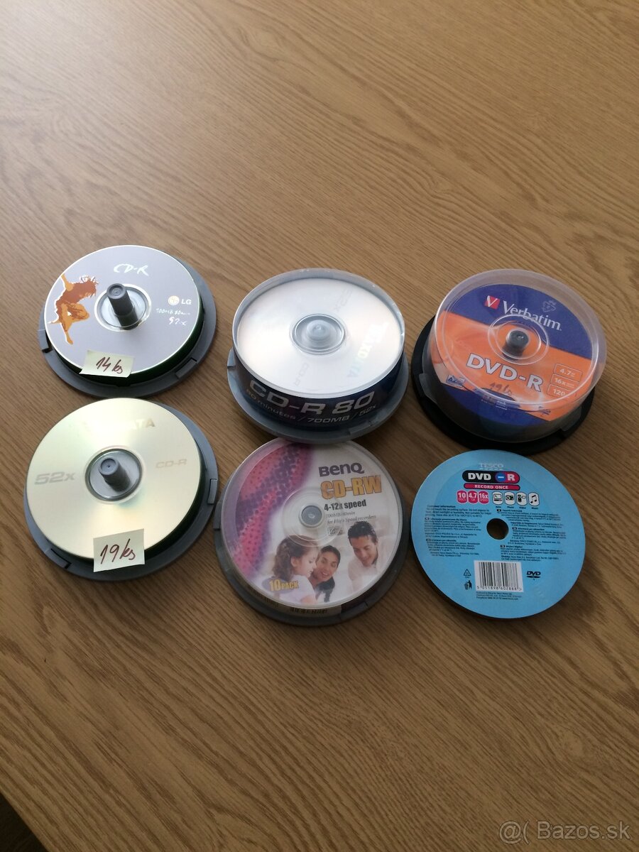 CD, DVD - NOVÉ-100 ks