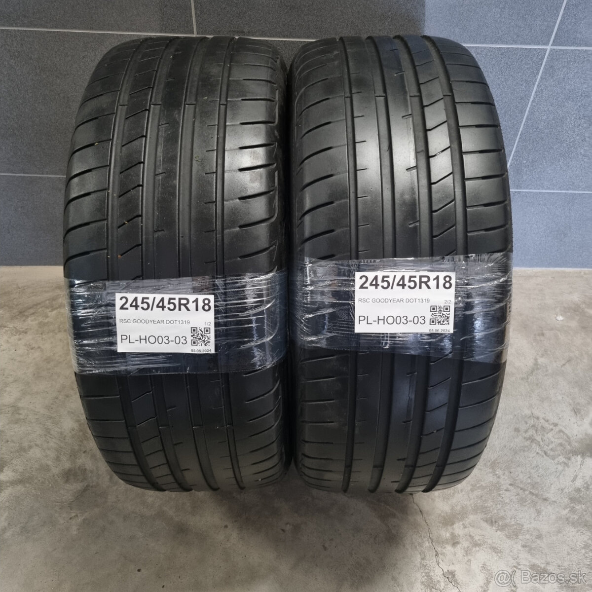 245/45 R18 RSC GOODYEAR pár letných pneumatík