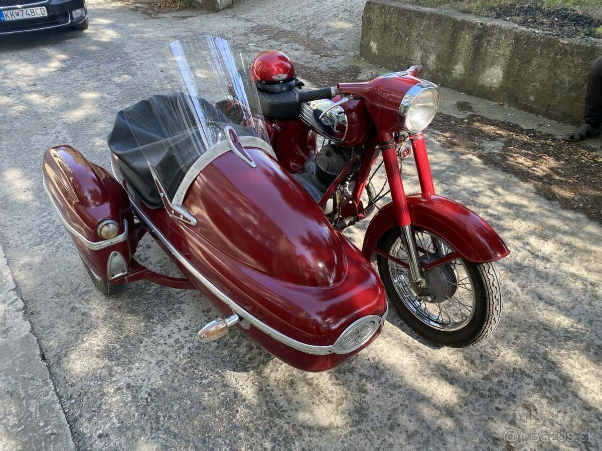 Jawa 350  zo sajdov 1962 r