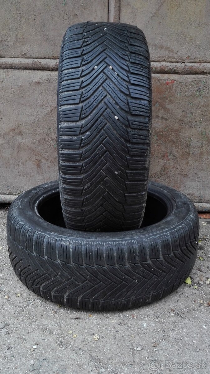 Predám 2-Zimné pneumatiky Michelin 225/45 R17