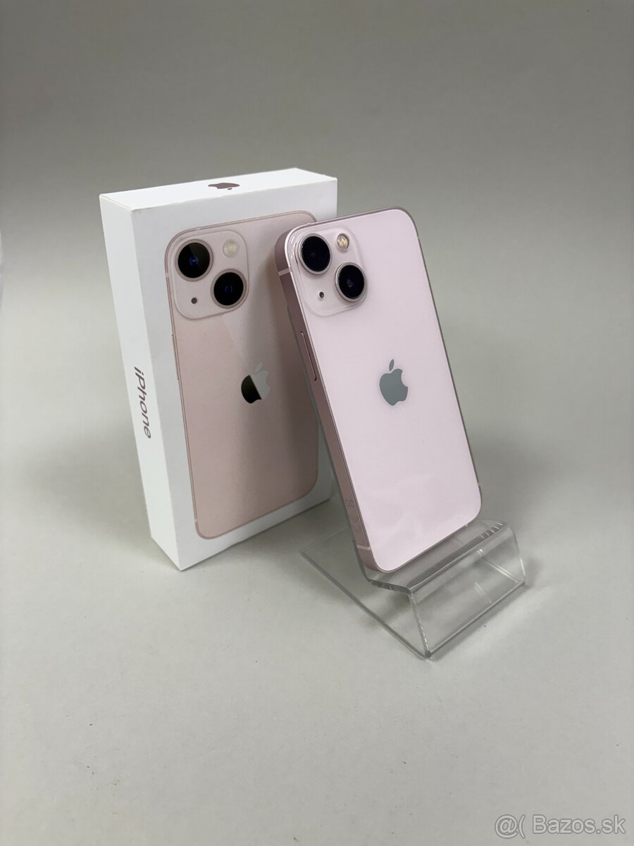 Apple iPhone 13 mini 128GB Pink-Batéria 100%