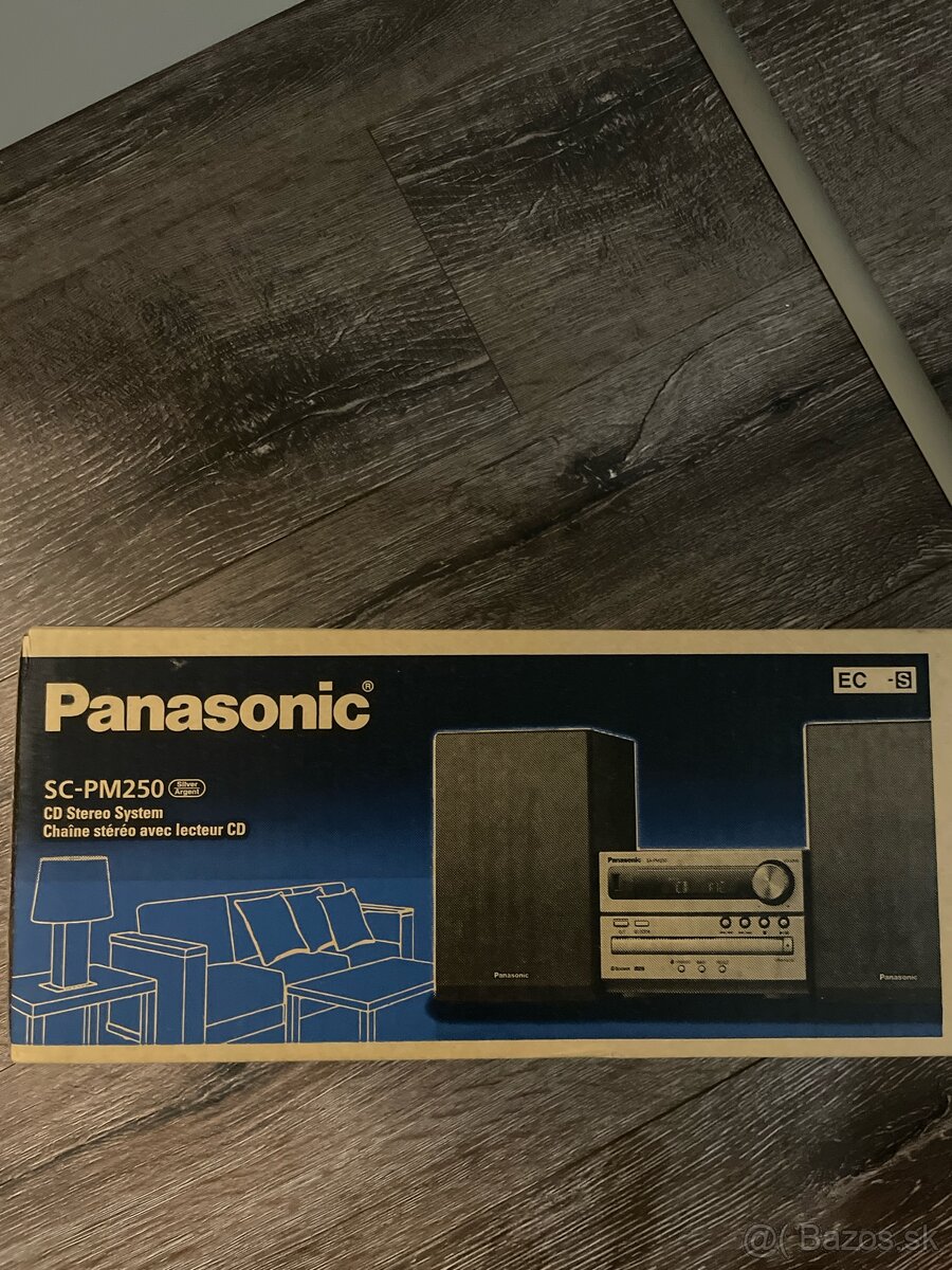 Panasonic Mikrosystém CD SC-PM250EC-S