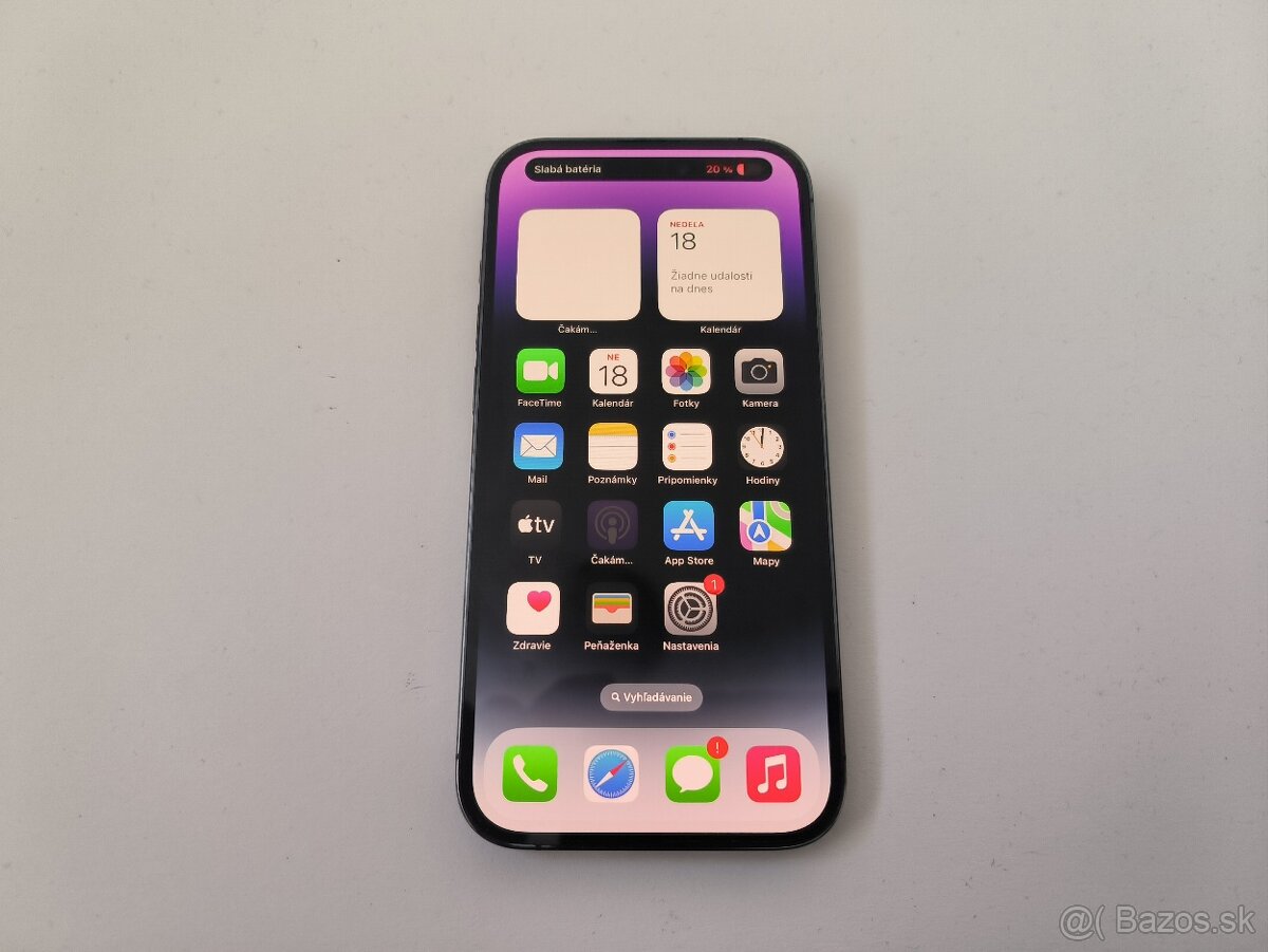 apple iphone 14 PRO 128gb Purple / Batéria 100%