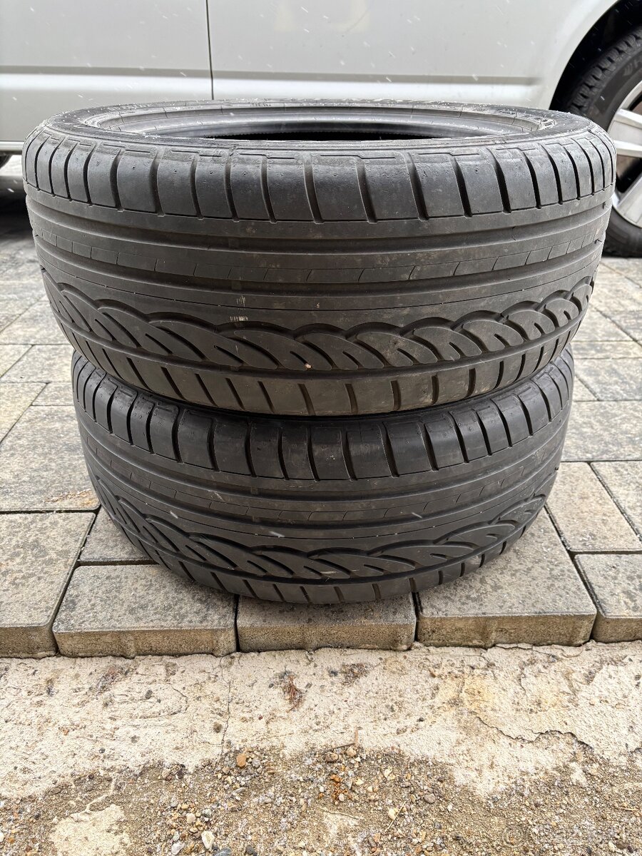 Predám 2ks letné pneu 225/50R17 Dunlop