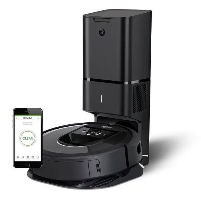 IROBOT ROOMBA I7+ / Robotický vysávač s Wi-Fi a stanicou