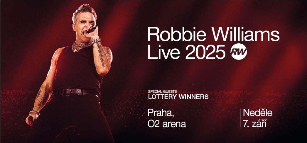 Robbie Williams v Praze, O2 arena 2025