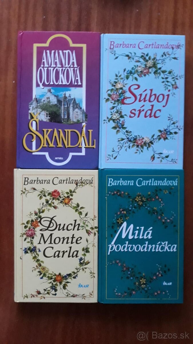 Historické romance - Amanda Quick, Barbara Cartland