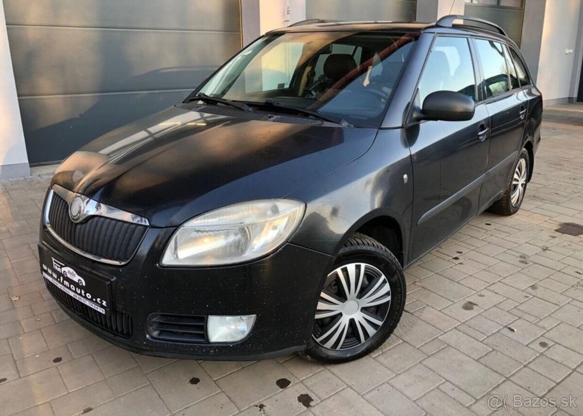 Škoda Fabia 1.2 Tažné,Klima benzín manuál 51 kw