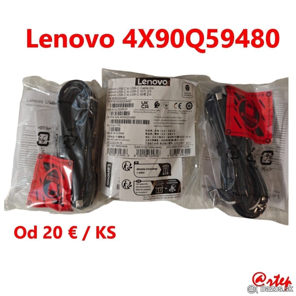 Lenovo USB-C káble 4X90Q59480