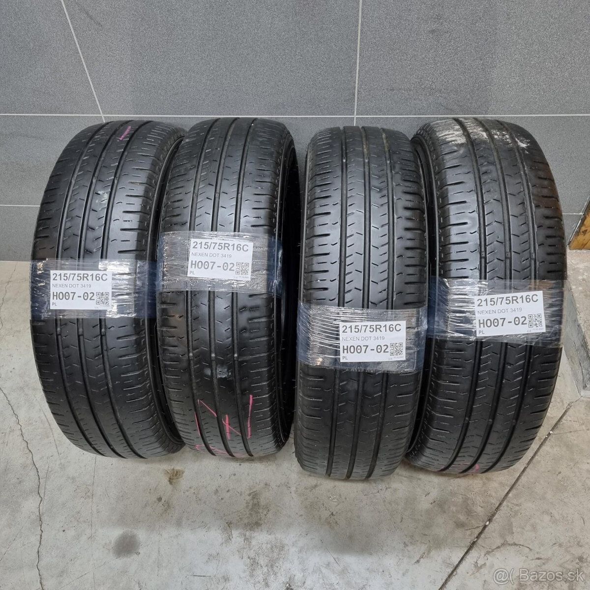 Dodávkové letné pneu 215/75 R16C NEXEN DOT 3419