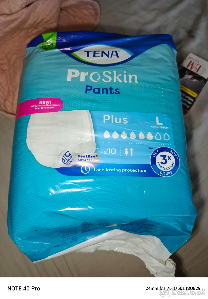 Plienky pre dospelých Tena pants L 10ks v balení