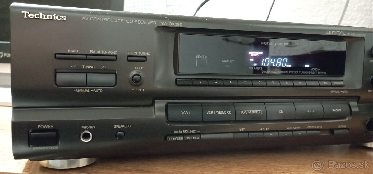 TECHNICS SA-GX390 ... AV control STEREO receiver....