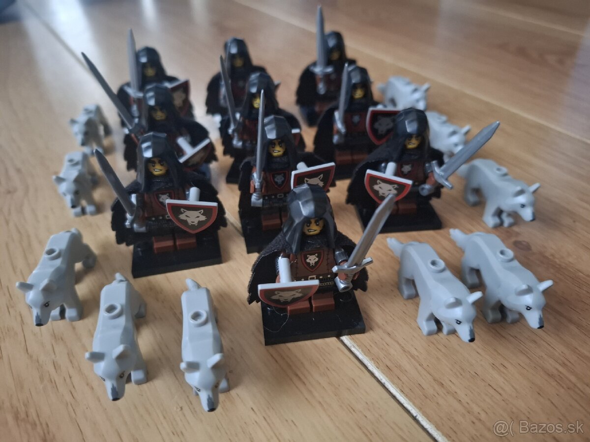 LEGO 71048 minifigurky 10x WOLFPACK