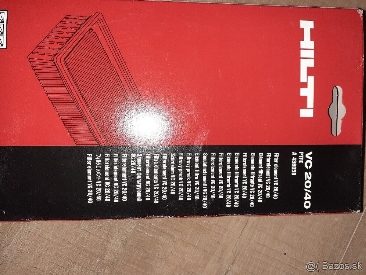 Filte Hilti VC 20/40 436058