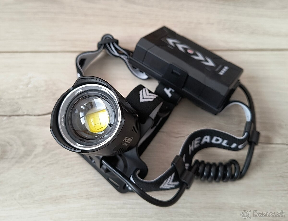 VASTFIRE Profi LED čelovka 2000lm XHP90 bateria 7800mAh