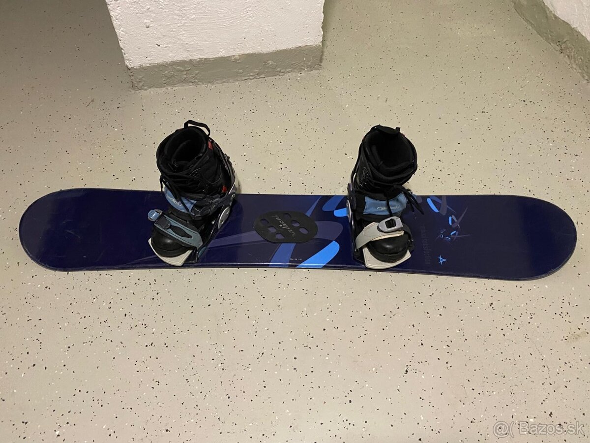 snowboard 153 cm + topánky 42