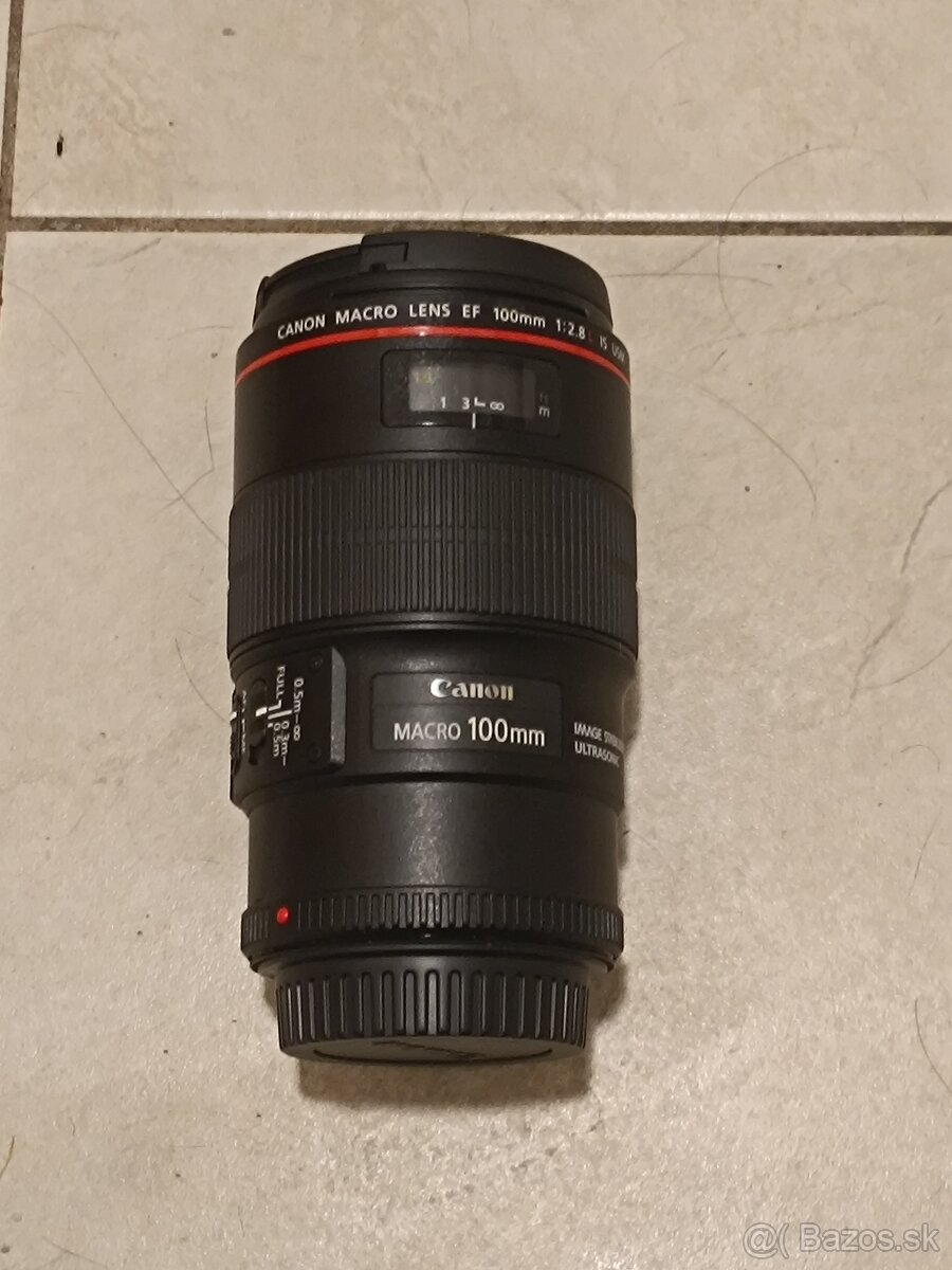 Objektív Canon 100 makro