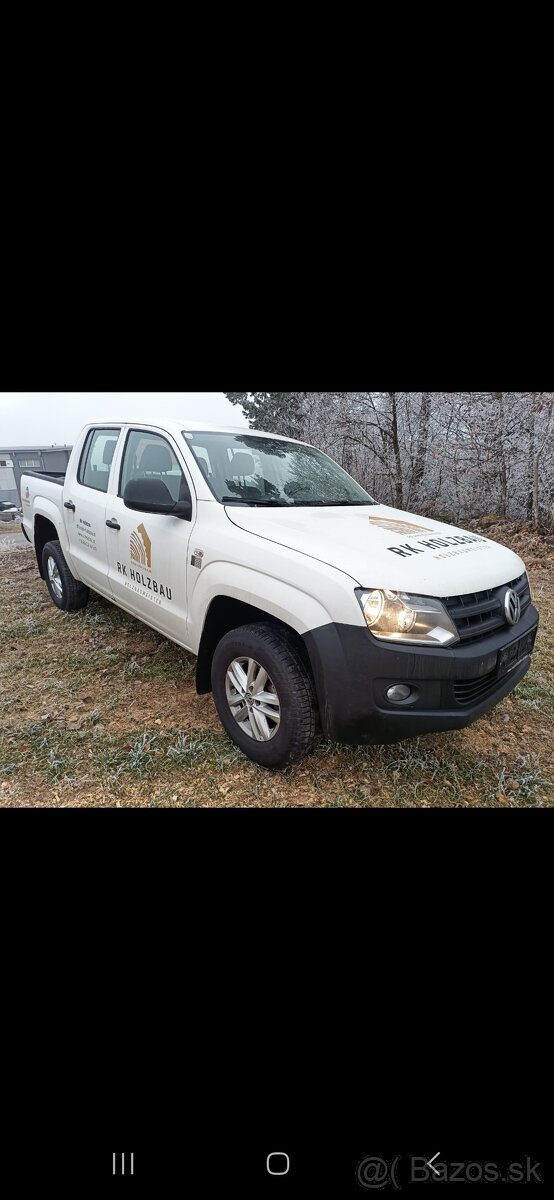 VW AMAROK 2,0 DIESEL 4X4 ŤAŽNÉ KLÍMA