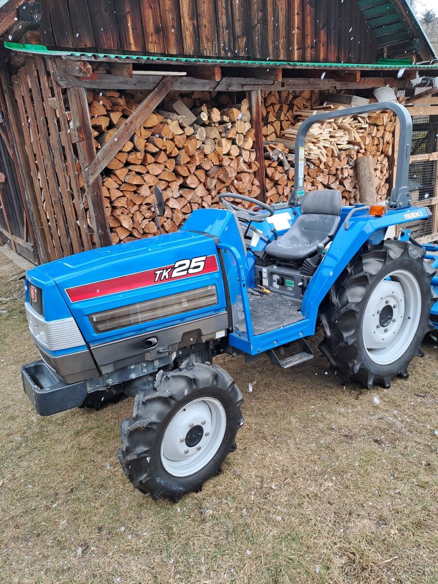 Malotraktor ISEKI TK 25 4x4 + originál rotavator