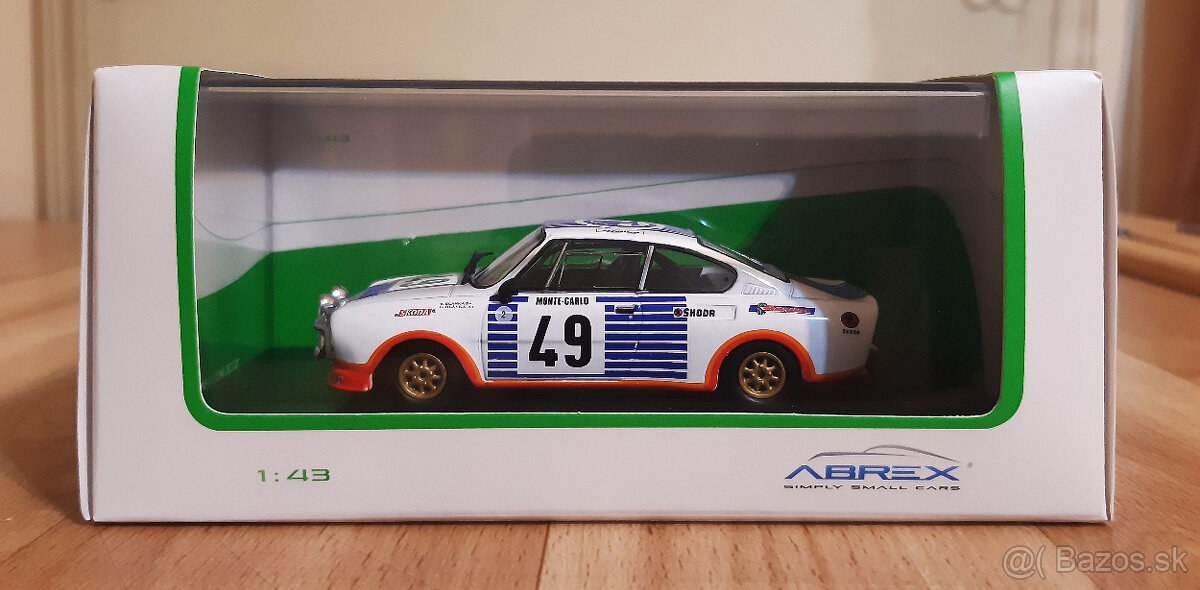 Abrex 1:43 Škoda 130RS 1977 No.49_Blahna+Hlavka