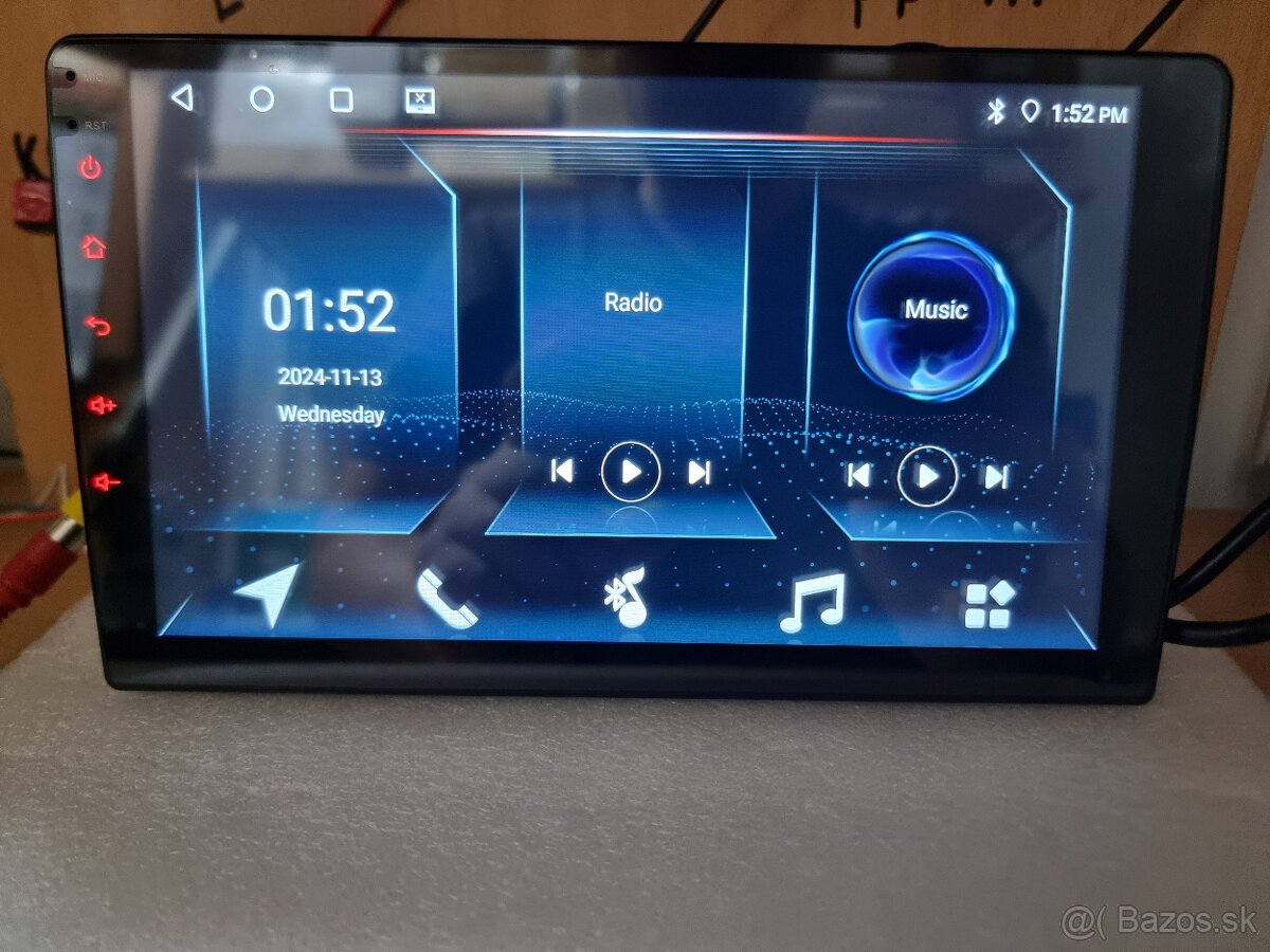 2DIN 9" autorádio s GPS a Androidom 13