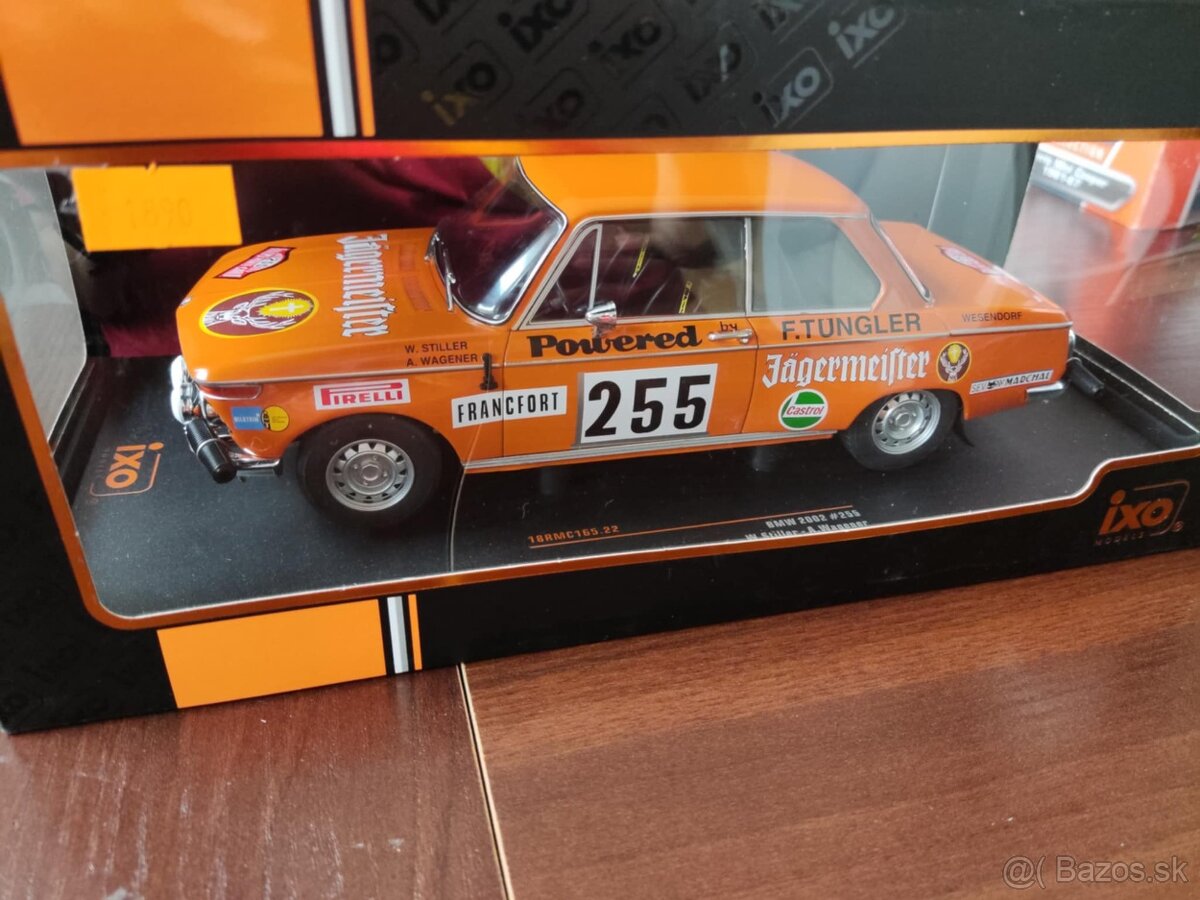 BMW 2002 Rallye Monte Carlo 1973 1:18