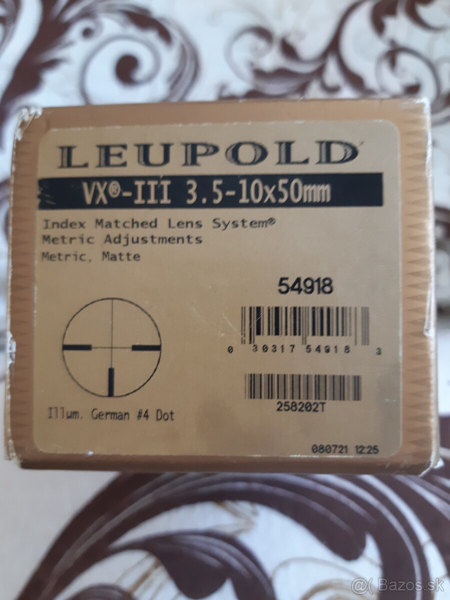 Puskohlad LEUPOLD VX-lll 3.5-10x50mm