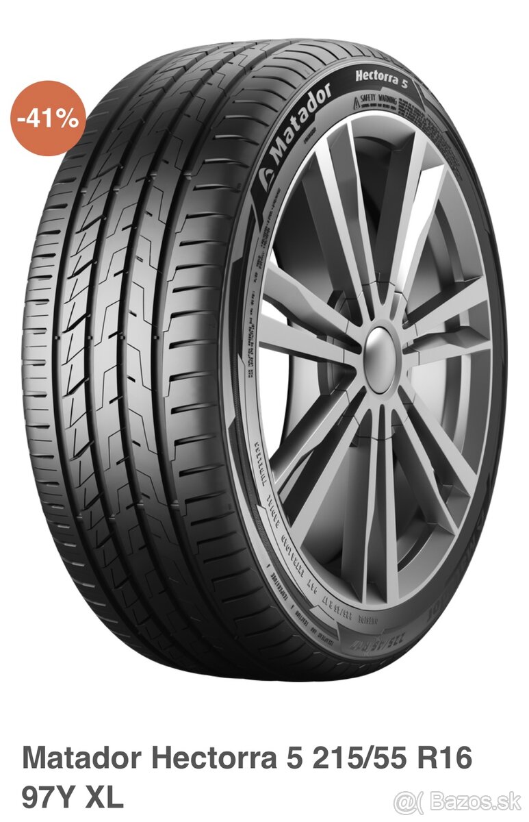 Letne pneu Matador Hectorra 5 215/55 R16 XL