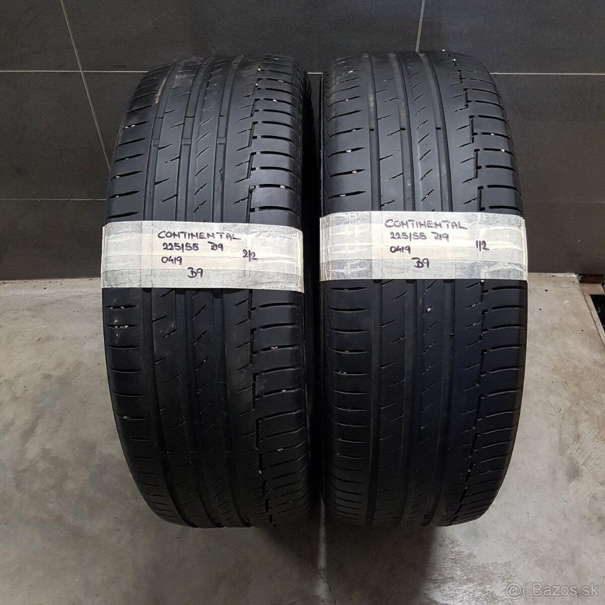 225/55 R19 CONTINENTAL letné pneumatiky