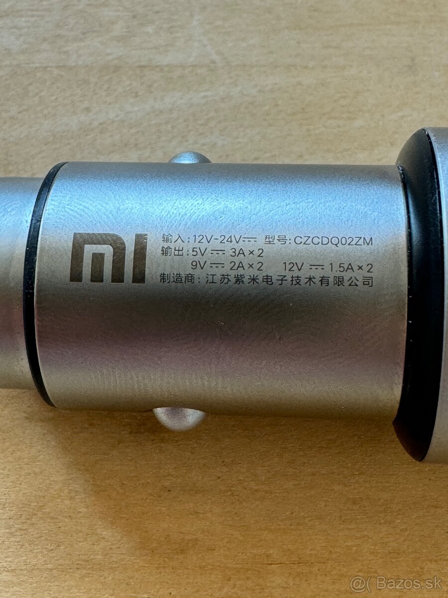 Xiaomi nabíjačka do auta QC 3.0 2xUSB-A