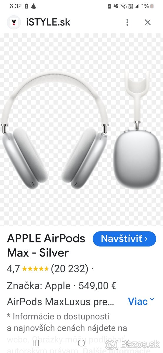 Apple airpods max/silver