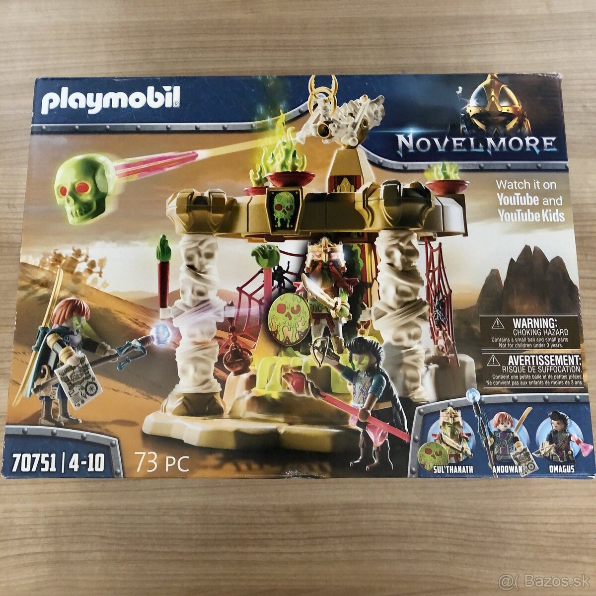 NOVÝ - 70751 Playmobil Novelmore - Chrám armády kostlivcov