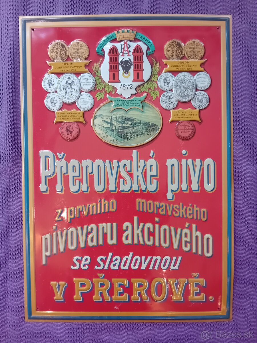 Pl. Reklamná tabuľa pivo