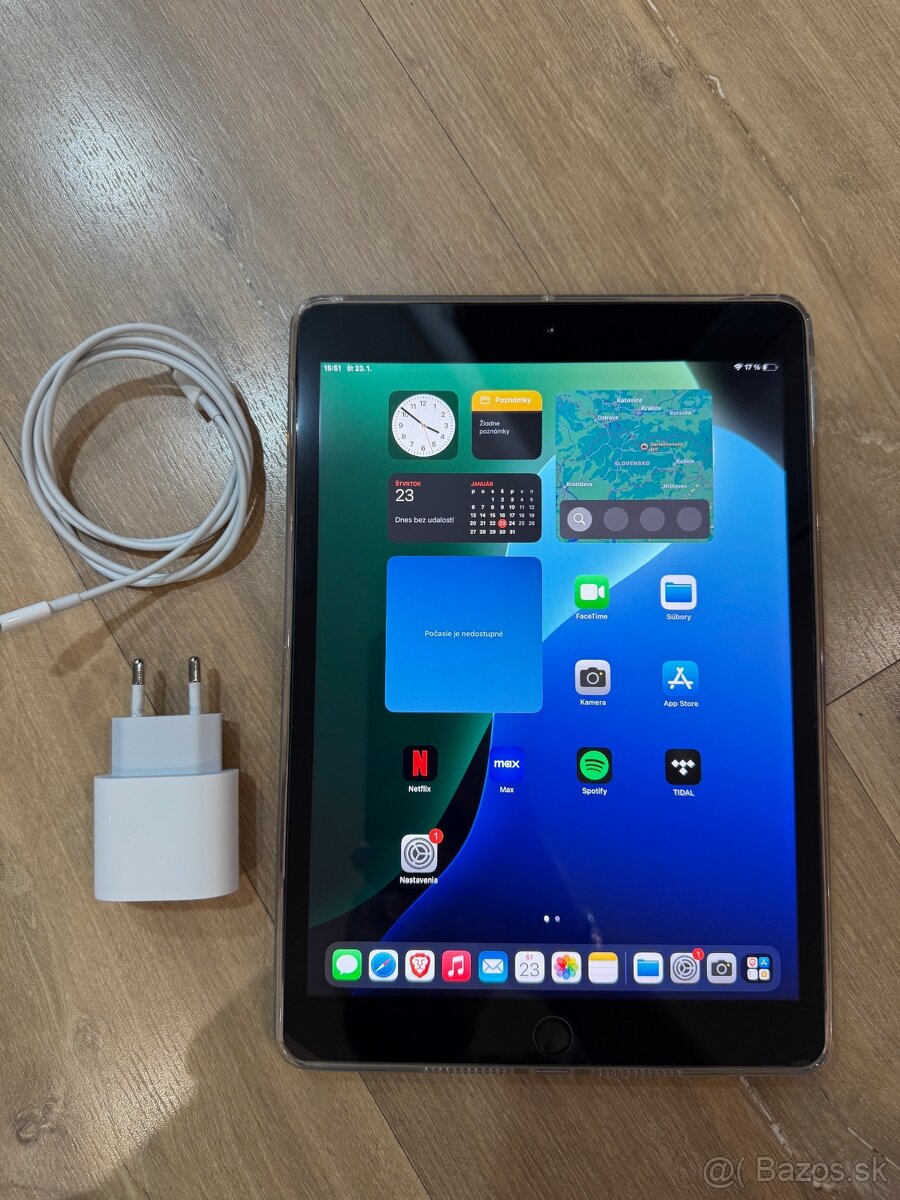 Apple iPad 8 32GB 10.2" (2020)+ sklo + nový obal-dobrý stav