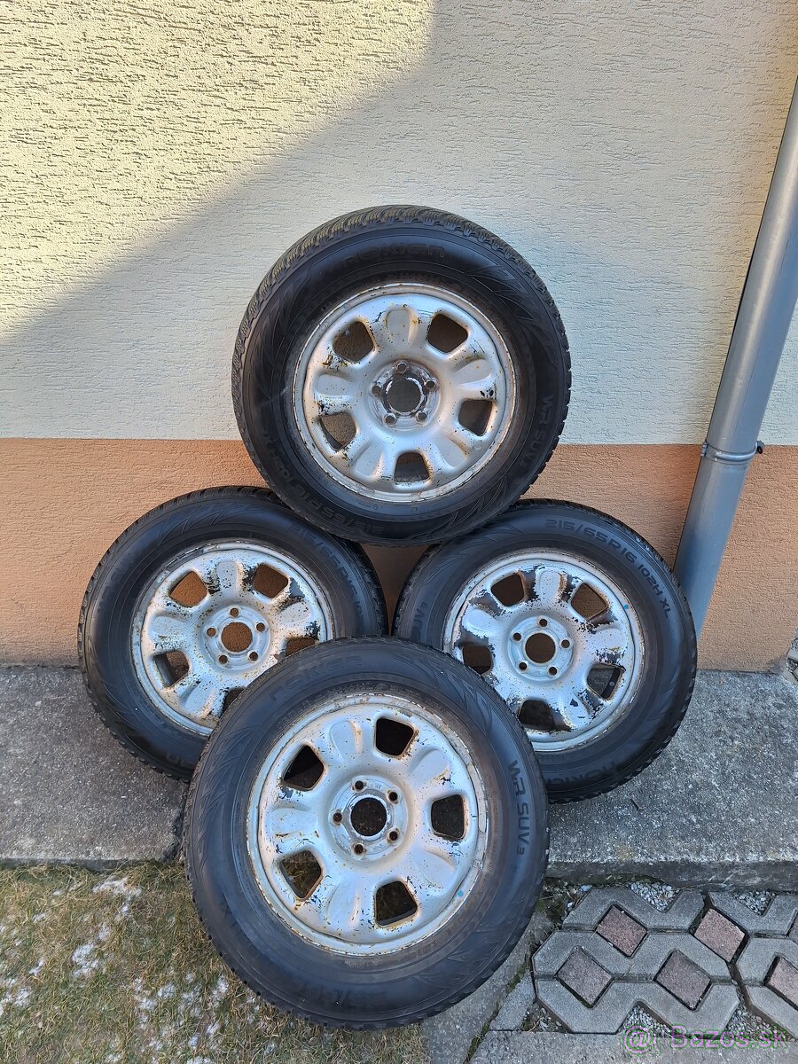 ✅Disky Dacia Duster 215/65 r16 + pneu