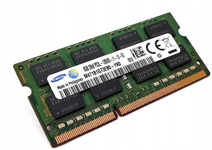 Pamäť RAM 8GB DDR3L PC3L Samsung 12800s 1600MHz