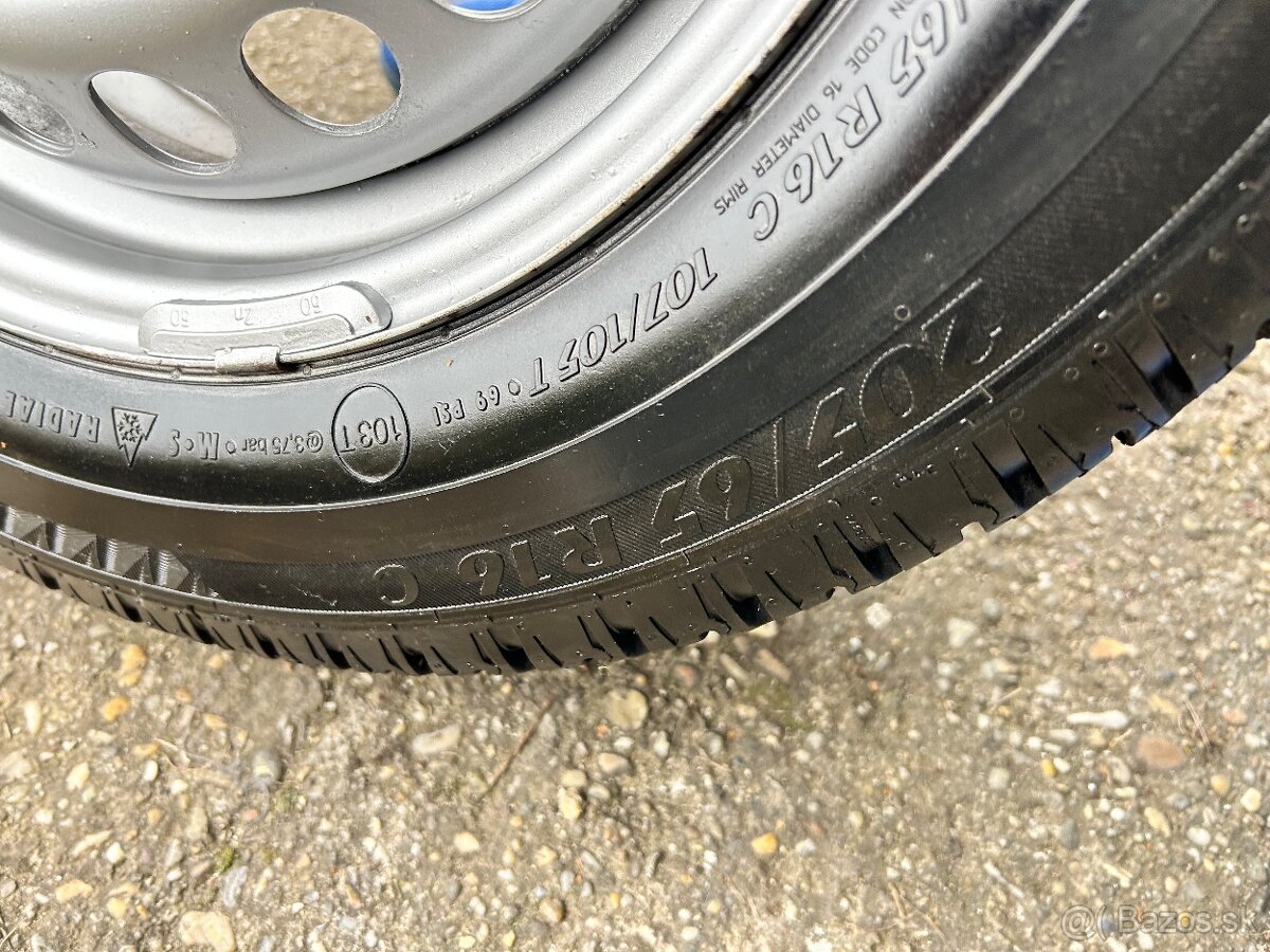 ✅ 3 x PNEU + DISKY - MICHELIN AGILIS ALPIN 205 / 65 R 16 C ✅