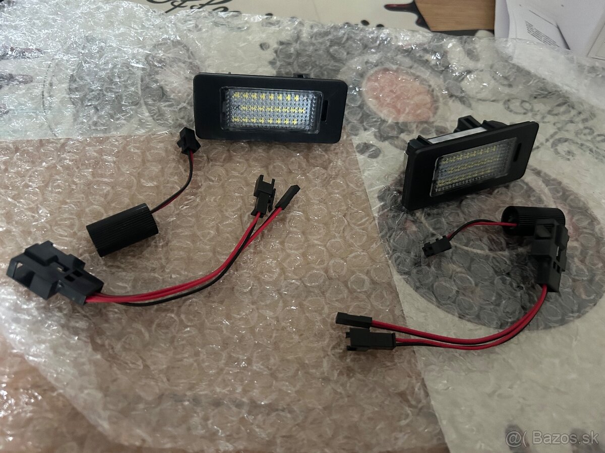 LED Osvetlenie Špz VW Golf Mk6 Mk7 Plus Jetta MK6 Passat B6