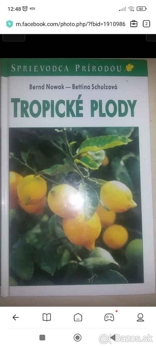 Kniha tropické plody