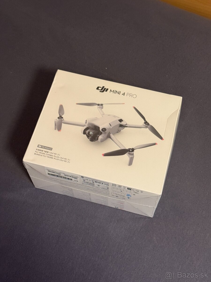 Nerozbalený DJI Mini 4 PRO FLY MORE COMBO