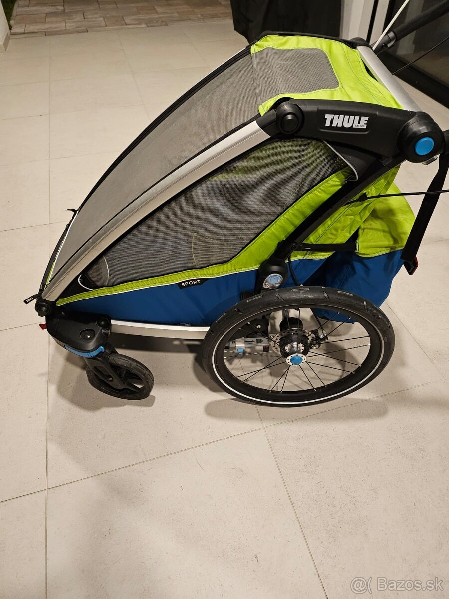 Predám Thule Chariot Sport 1 cyklovozík + Set Chariot Jog 1