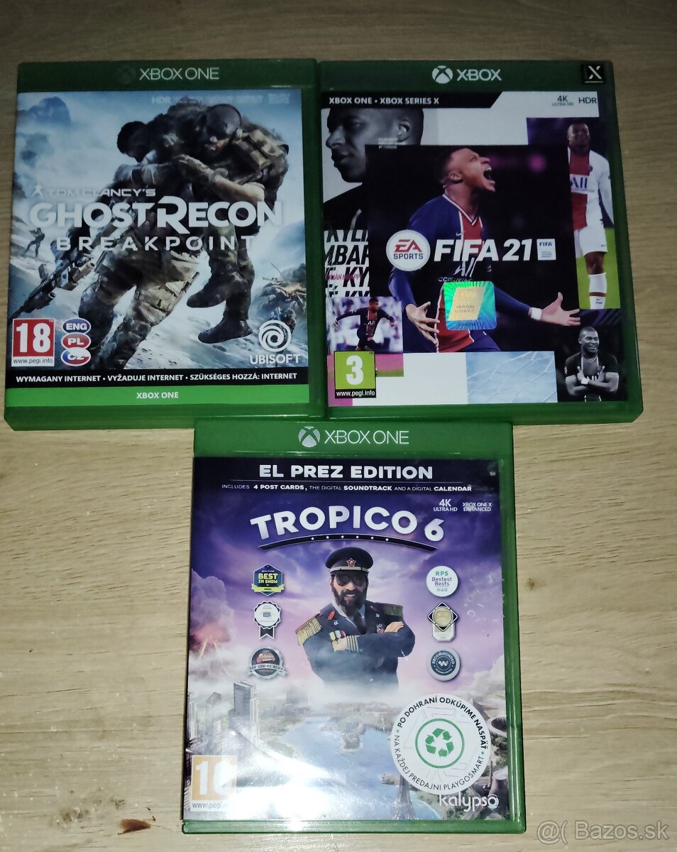 Predám hry na Xbox