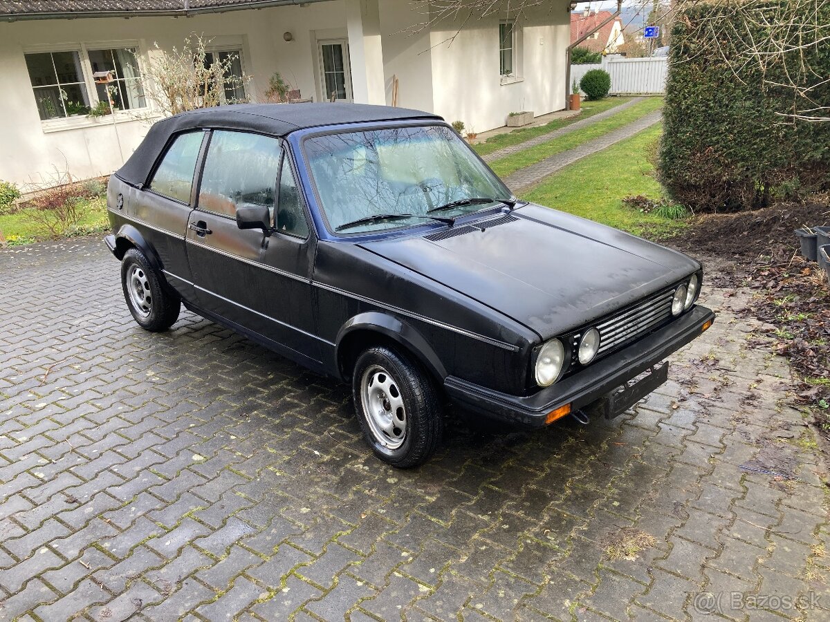 Veterán VW Golf 1 cabrio 1800ccm 84kW